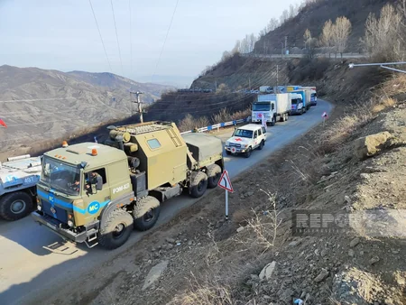 По дороге Ханкенди-Лачын беспрепятственно проехали автомобили МККК