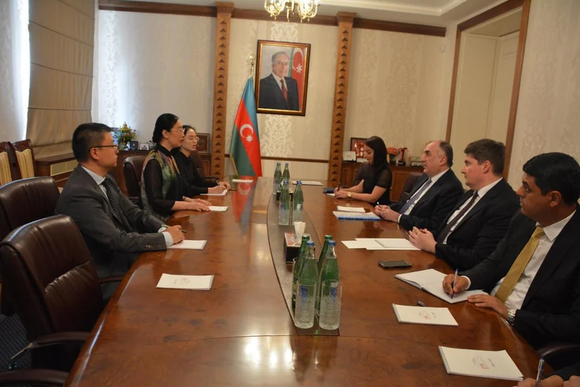 Elmar Məmmədyarov Çinin Azərbaycandakı yeni səfirini qəbul edib
