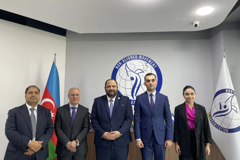 Qoşulmama Hərəkatı Gənclər Təşkilatının nümayəndələri Liviya rəsmiləri ilə görüşüblər