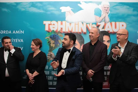 В кинотеатре CinemaPlus прошла премьера фильма Тахмин и Заур