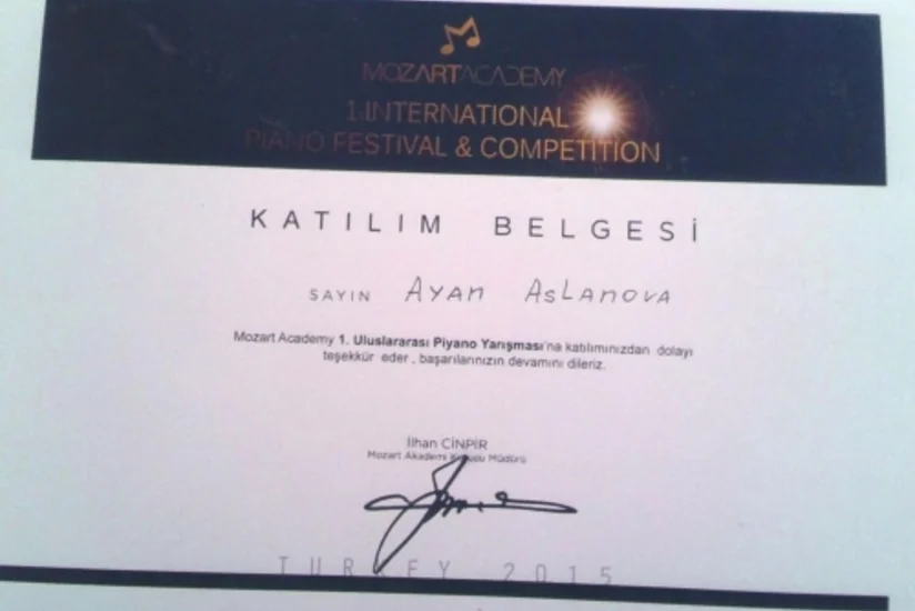 Azərbaycanlı şagird beynəlxalq müsabiqənin qalibi olub