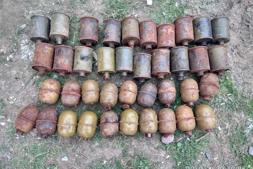 Ağstafada 139 ədəd partlamamış mina tapılıb