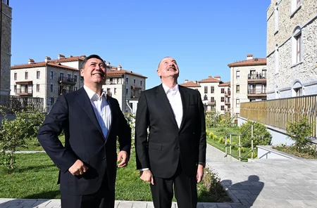 Azərbaycan, Özbəkistan və Qırğızıstan prezidentləri Şuşada gəziblər - YENİLƏNİB