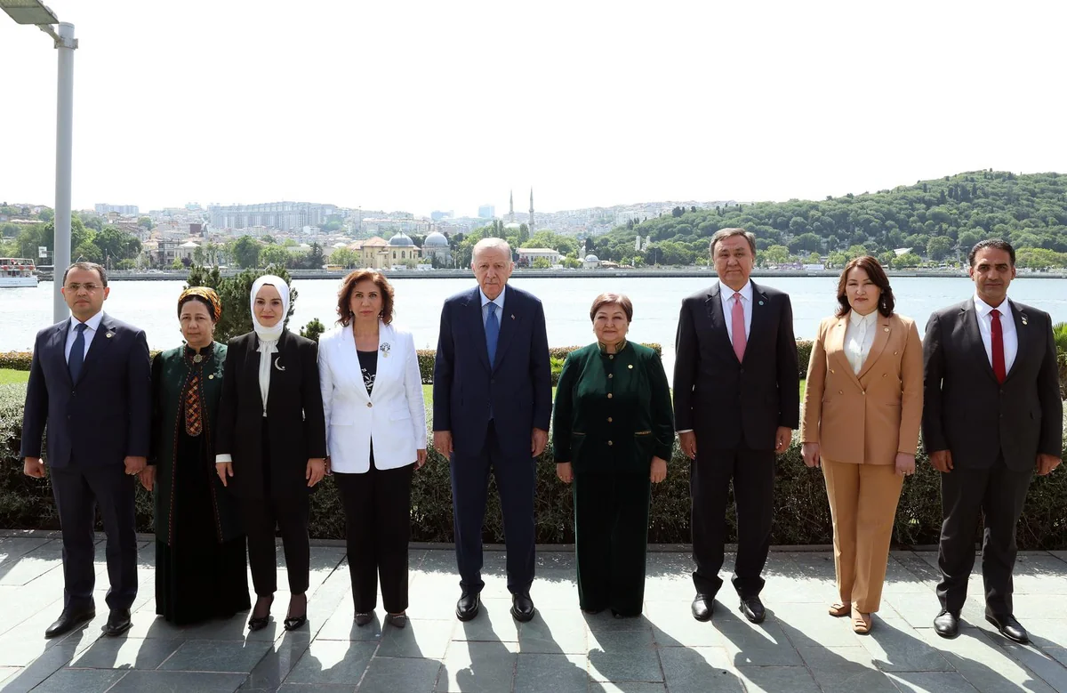 Ərdoğan TDT ölkələrinin ailə və sosial siyasətdən məsul şəxslərini qəbul edib