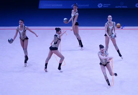 Azərbaycanın bədii gimnastika komandası Dünya Kubokunda çoxnövçülük yarışlarının finalına yüksəlib