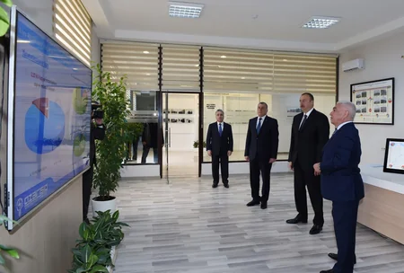 Prezident İlham Əliyev Saatlı rayonuna səfərə gedib