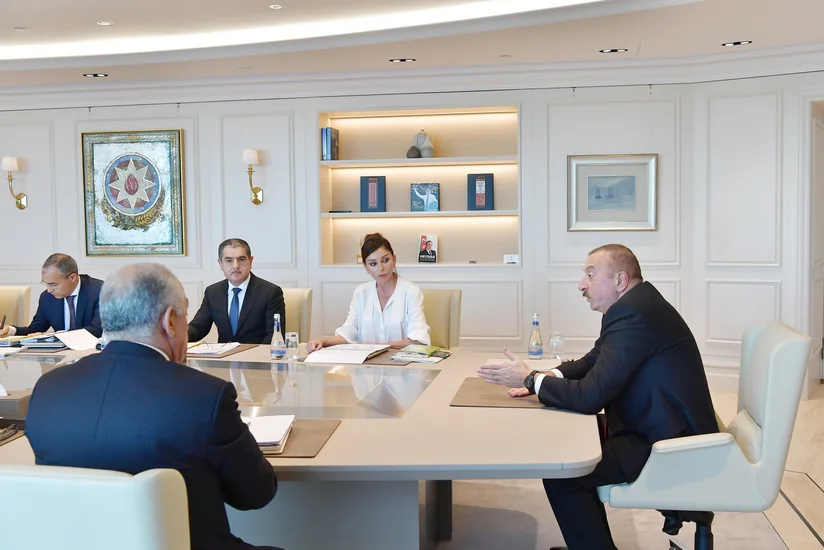 President Ilham Aliyev chaired meeting on economic area