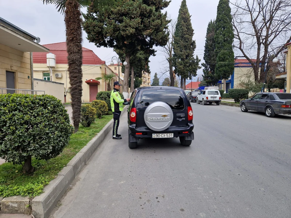 Balakəndə qaydaları pozan sürücülər barəsində inzibati protokollar tərtib olunub