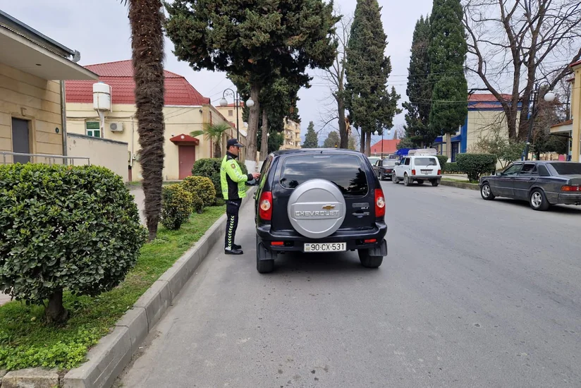 Balakəndə qaydaları pozan sürücülər barəsində inzibati protokollar tərtib olunub