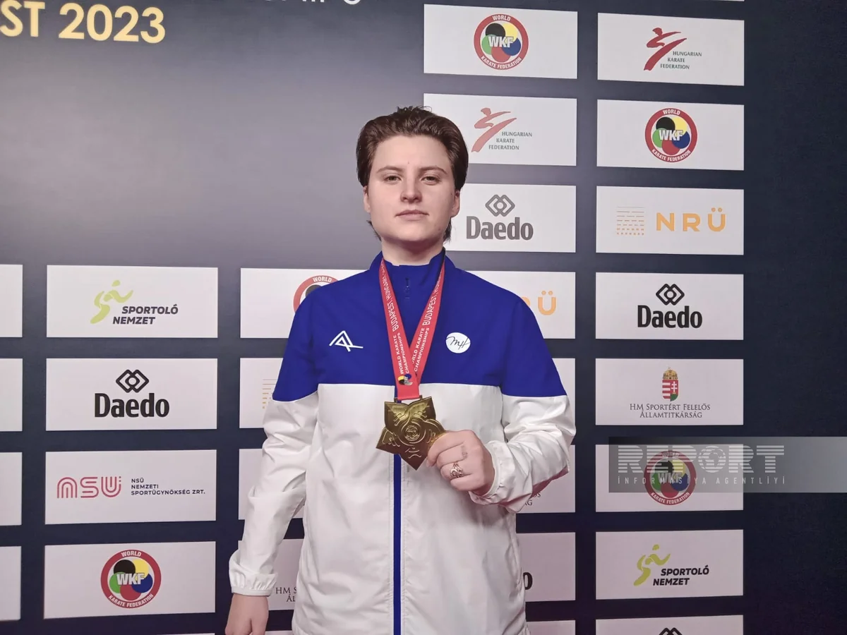 Azərbaycanın parakarateçisi dünya çempionatında qızıl medal qazanıb