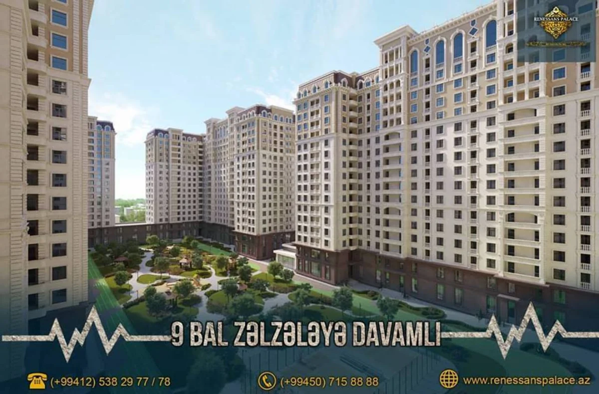 “Renessans Palace” premium yaşayış kompleksinin xüsusi özəllikləri açıqlanıb