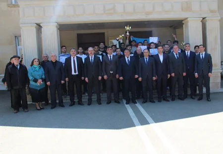Bakıda xüsusi hərbi ixtisaslı sürücü müdavimləri arasında estafet yarışı keçirilib - FOTO