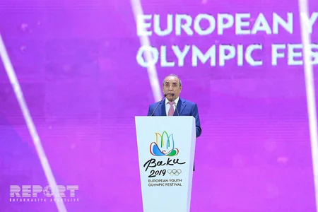 Bakı-2019 XV Avropa Gənclər Yay Olimpiya Festivalının bağlanış mərasimi keçirilib - CANLI YAYIM - FOTOREPORTAJ