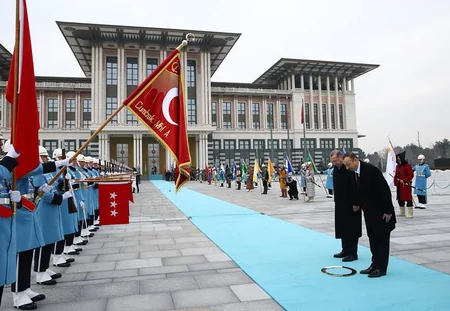 ​Azərbaycan Prezidentinin Ankarada rəsmi qarşılanma mərasimi olub
