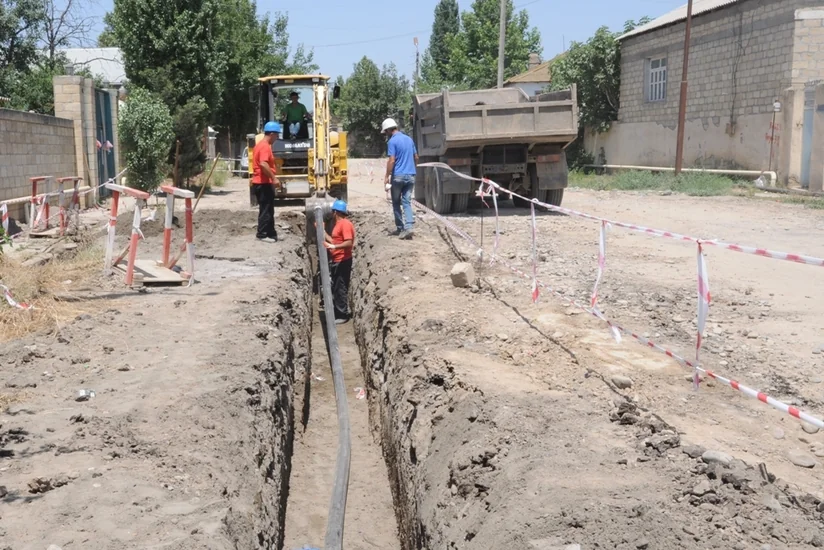 ​Beyləqanın Yeni Xocavənd qəsəbəsinə içməli su verilib