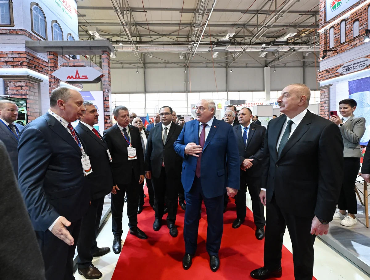 Azərbaycan və Belarus prezidentləri “Caspian Agro” və  “InterFood Azerbaijan” sərgiləri ilə tanış olublar - YENİLƏNİB