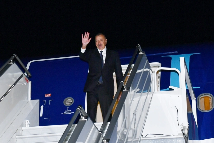 President Ilham Aliyev ends his working visit to Sochi
