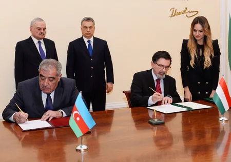 Azərbaycan və Macarıstan baş nazirlərinin təkbətək və geniş tərkibdə görüşü olub
