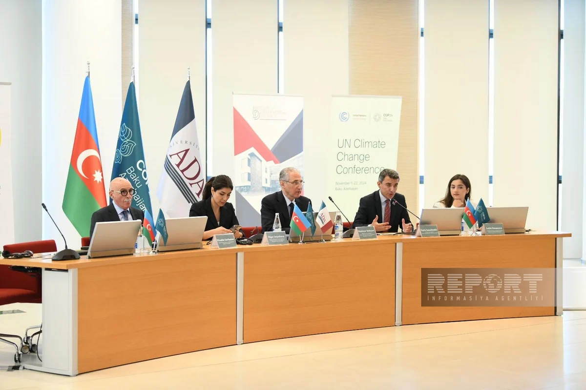 Bakıda İqlim keçidlərində ali təhsilin rolu mövzusunda müzakirələr aparılıb