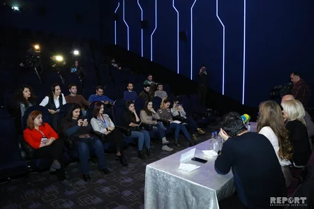 CinemaPlusda “Çat Kapı Aşk” filmi ilə bağlı mətbuat konfransı keçirilib