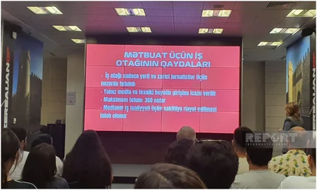 Formula 1 üzrə Azərbaycan Qran-prisi ilə əlaqədar media akkreditasiya seminarı təşkil olunub