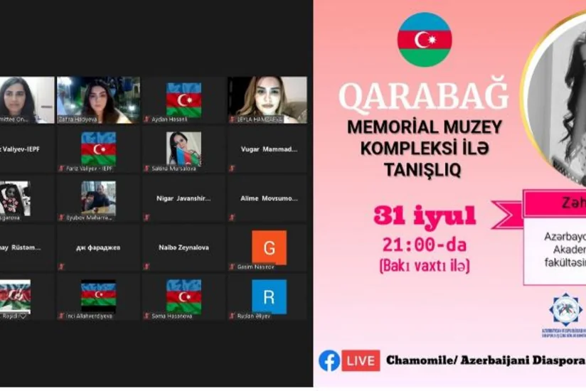 “Azərbaycan Diaspor Qadınları Şəbəkəsi” layihəsi çərçivəsində videokonfrans keçirilib