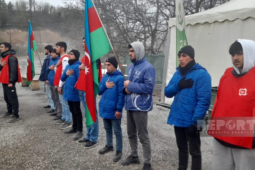 Экоакция на дороге Ханкенди-Лачын продолжается 127 дней, требования остаются неизменными