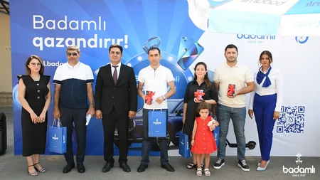Badamlı75 lotereyasının 3-cü tirajının qaliblərinə hədiyyələr təqdim edilib