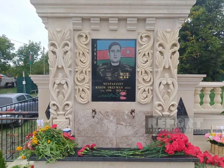 Oğuzda şəhid bulağının açılışı olub
