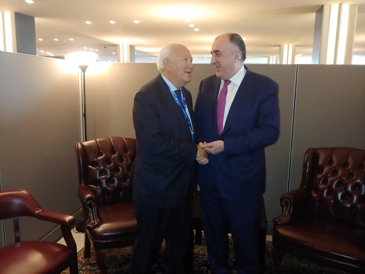 Elmar Məmmədyarov BMT-də bir sıra görüşlər keçirib