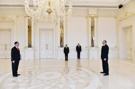 President Ilham Aliyev received credentials of new Turkish ambassador - UPDATED