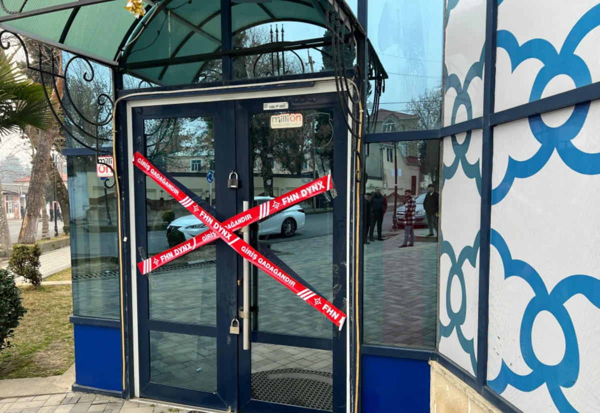 Balakəndə yanğın təhlükəli marketin fəaliyyəti dayandırılıb