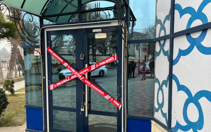 Balakəndə yanğın təhlükəli marketin fəaliyyəti dayandırılıb