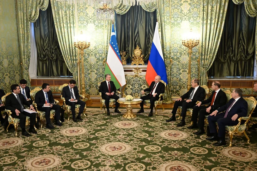 В Москве начались переговоры между Мирзиёевым и Путиным