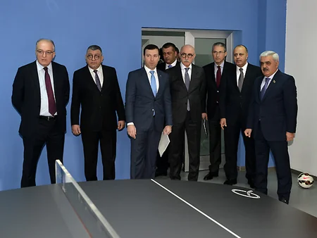 AFFA-nın prezidenti Bayıl Məşq Mərkəzinin açılışında iştirak edib