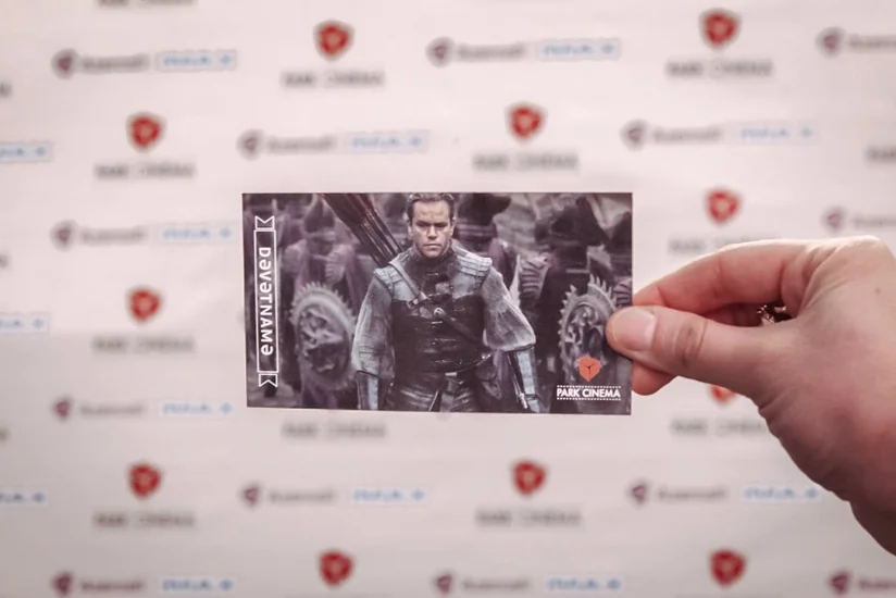 The Great Wall shown for media representatives