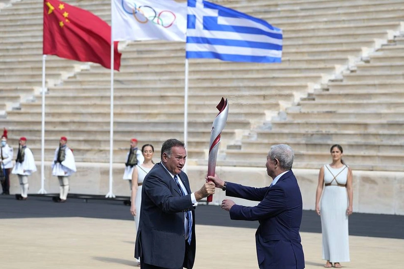 Greece lights flame for 2022 Winter Olympics