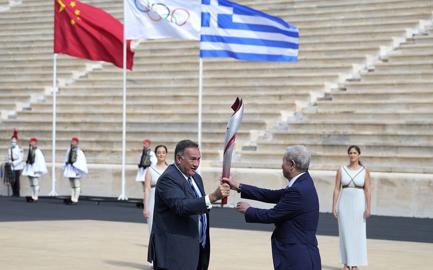 Greece lights flame for 2022 Winter Olympics