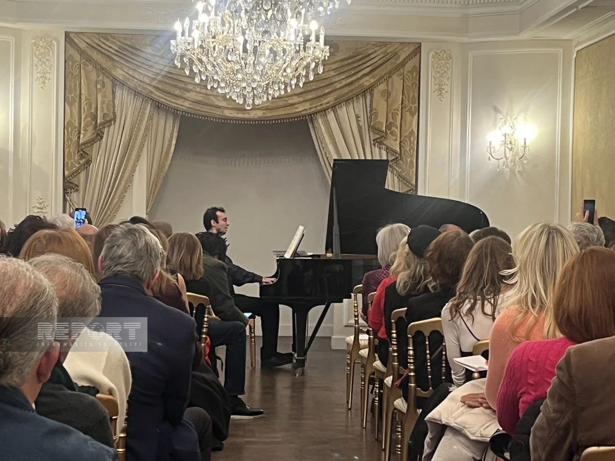 Fransada azərbaycanlı pianoçunun konserti keçirilib