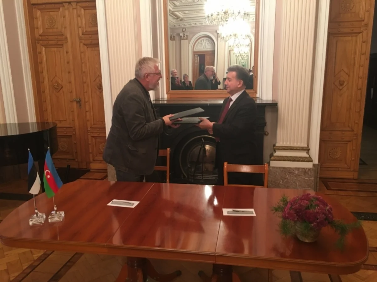 Azərbaycan və Estoniya elmlər akademiyaları arasında əməkdaşlıq sazişi imzalanıb