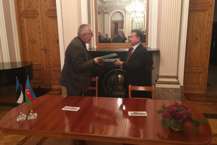 Azərbaycan və Estoniya elmlər akademiyaları arasında əməkdaşlıq sazişi imzalanıb