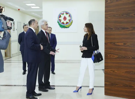 First VP Mehriban Aliyeva inaugurates new music school named after Rostropovichs