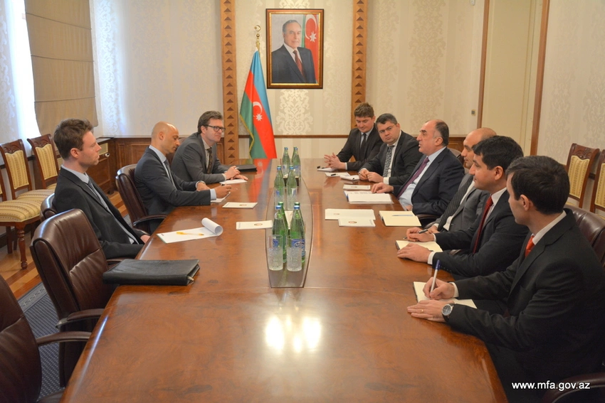 Elmar Məmmədyarov Ceyms Appaturayı qəbul edib