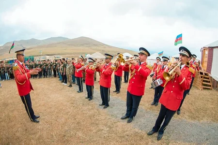 Hərbiyyə - 2019 hərbi vətənpərvərlik düşərgəsində Türkiyənin Zəfər bayramı qeyd edilib