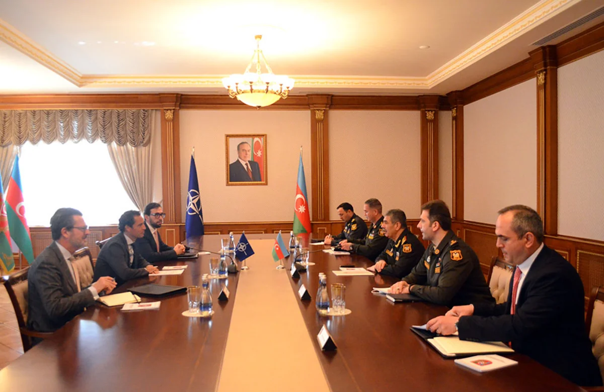 Azerbaijan Defense Minister meets with NATO Special Representative for Caucasus and Central Asia