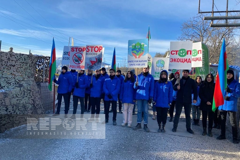 Xankəndi-Laçın yolunda ekoaksiyanın 70-ci günü: tələblər dəyişməz, şüarlar eyni