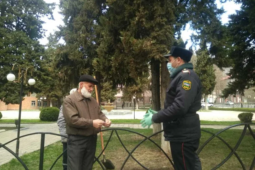 Qaxda xüsusi karantin rejimi ilə əlaqədar tədbirlər davam etdirilir