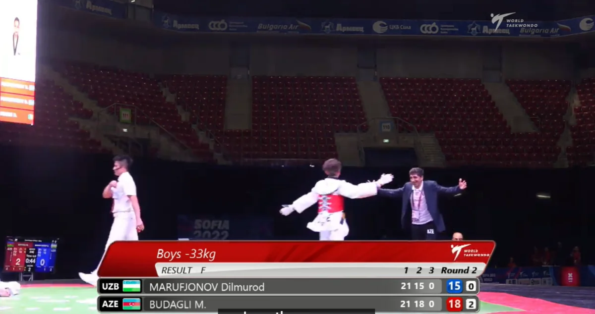 Azərbaycanlı taekvondoçu dünya çempionu olub