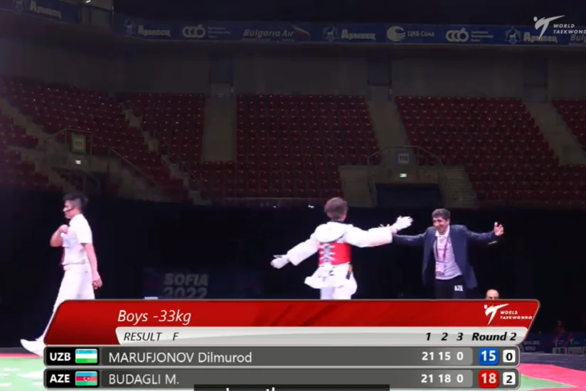 Azərbaycanlı taekvondoçu dünya çempionu olub