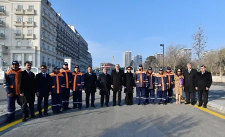 Prezident İlham Əliyev Bakı Ağ Şəhərdə mərkəzi bulvar küçəsinin açılışında iştirak edib - YENİLƏNİB-2